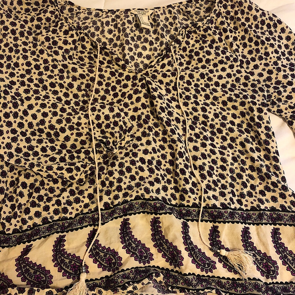 Boho Forever21 Top - Picture 5 of 5